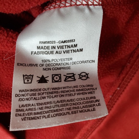 NCAA Temple Owls Nike Hoodie Football Sports Youth Red Swoosh Logo Pullover - Picture 6 of 6